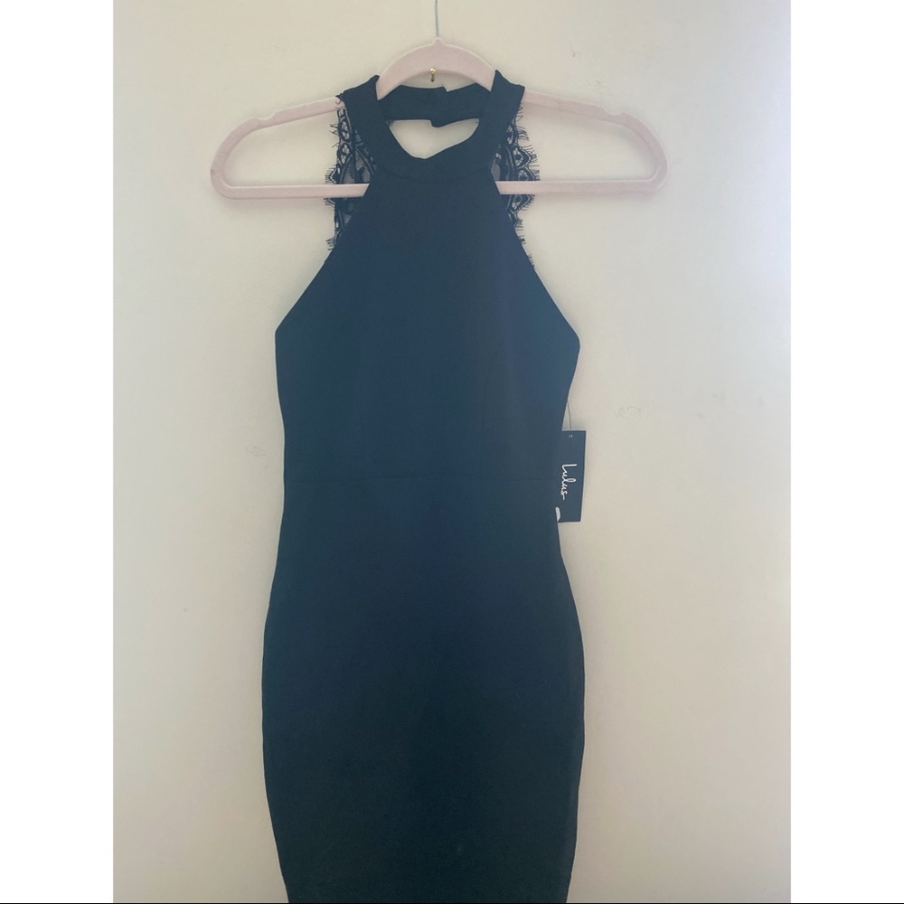 Lulus black bodycon dress